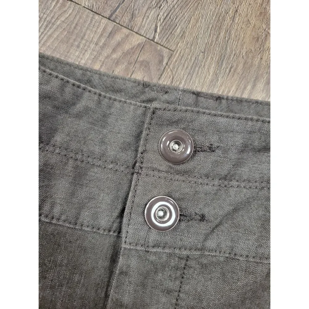 CATO Brown Women's Bermuda Dress Shorts Size 12 - 11" Inseam - Picture 2 of 5